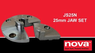 NOVA JS25N 25mm 1quot Chuck Accessory Jaw Set [upl. by Resay]