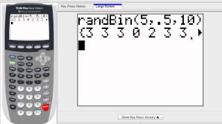 Graphing Calculator  Random Coin Flips [upl. by Septima]