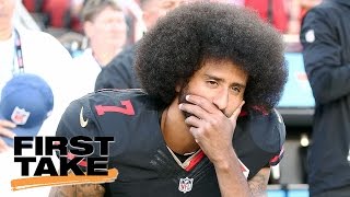 Colin Kaepernick Is A True Patriot  First Take  April 20 2017  First Take  April 20 2017 [upl. by Nie]