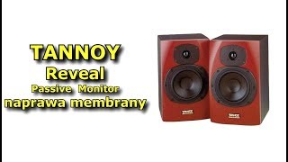 TANNOY Reveal Naprawa mebrany głośnika [upl. by Dauf]