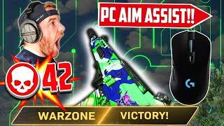 How to get Aim Assist on mouse amp keyboard in WarzoneApexfornite rewasd warzonegaming aimassist [upl. by Notlaw]