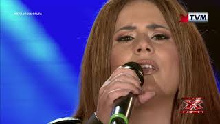 X Factor Malta  The Chair Challenge  Janice Mangion [upl. by Avitzur]