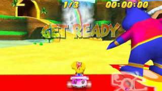 Diddy Kong Racing Walkthrough Taj Race 1 [upl. by Yahc]