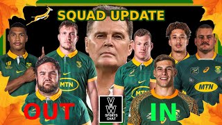 Springbok Team Update and Thrilling Autumn Internationals Preview [upl. by Horatia]