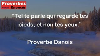 Tel te parle qui regarde tes pieds et non tes yeux  Proverbe Danois [upl. by Naitsabes]