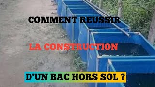 La construction dun bac hors sol en pisciculture  Partie 3 [upl. by Homerus954]