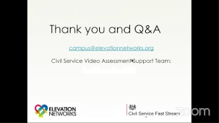 Civil Service Fast Stream Video Interview Practise Webinar [upl. by Yedorb673]