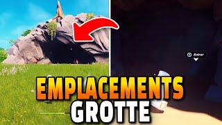 Trouver une GROTTE et y Entrer dans un monde survie Lego Fortnite [upl. by Ivzt]