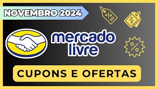 CUPOM de desconto MERCADO LIVRE NOVEMBRO 2024  Código de CUPOM MERCADO LIVRE Novembro 2024 [upl. by Airda579]