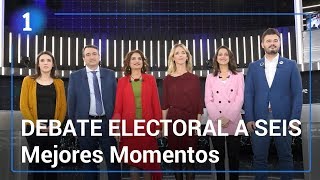 Debate electoral a seis  Mejores momentos  Elecciones generales 2019 [upl. by Alleciram]