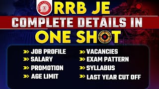 RRB JE 2024  Job Profile  Salary  Promotion  Exam Pattern  Complete Details RRB JE Preparation [upl. by Hux432]