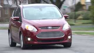 2013 Ford CMAX Energi  Drive Time Review with Steve Hammes  TestDriveNow [upl. by Nolahc]