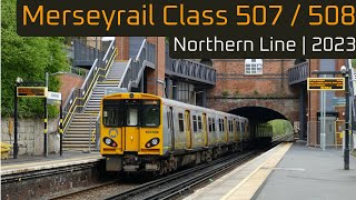 Merseyrail  Class 507 amp 508  Northern Line  2023 [upl. by Kosse]