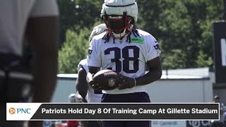 Patriots Training Camp Report Defender Ejected As Julian Edelman Visits Practice [upl. by Tull]