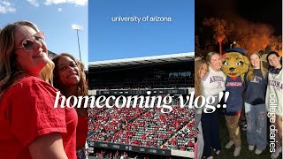 homecoming weekend vlog  UNIVERSITY OF ARIZONA [upl. by Clifford10]