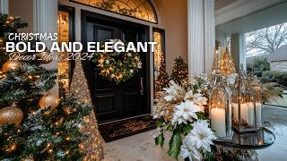 Bold and Elegant Christmas Décor Ideas Luxurious Designs for a Glamorous Holiday Season [upl. by Lebisor]