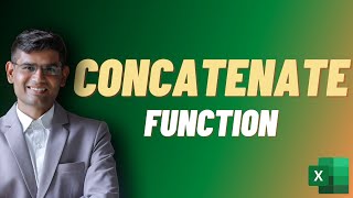 Using the CONCATENATE Function in Excel  A Handy Tool for Concatenating Text Strings [upl. by Ocirred677]