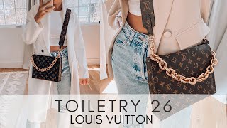 Converting the LV Toiletry Pouch into a crossbody bag TUTORIAL [upl. by Golanka821]