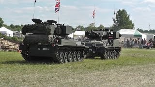 Alvis Fighting Vehicles  Display amp Pyrotechnics at the vale [upl. by Zollie203]