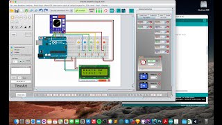 Arduino Simulator How to simulate a rotary encoder with a LCD display [upl. by Brantley]