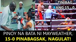 PINOY NA TINURUAN NG MAGTYOHING MAYWEATHER 150 NA KALABAN ITINUMBA [upl. by Aela332]