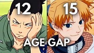 Age Differences In Naruto Couples [upl. by Tikna]