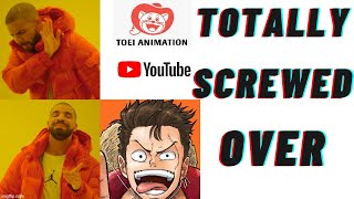 Totally Not Mark screwed over by Toei Animation YouTube does NOTHING [upl. by Kostival]