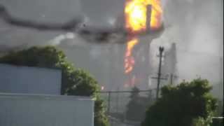 Sirens sounding during Chevron Richmond fire August 6 2012 [upl. by Heurlin251]