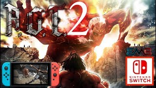 ATTACK ON TITAN 2 SWITCH  DECOUVERTE AOT2 SWITCH GAMEPLAY FR  SYSTEME DE COMBAT EXPERIENCE [upl. by Leno]