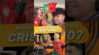 😱 VAN A SACAR UNA MONEDA DE CRISTIANO RONALDO ⁉️ joshjuanico viralvideo shorts [upl. by Roter]