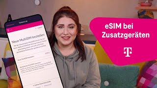 Telekom eSIM bei Zusatzgeräten [upl. by Ahsilra478]