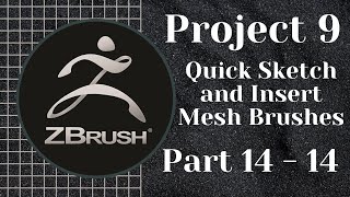 ZBrush  Full Training Course  Project 9  Lesson 1414  Creating A Mesh With Imm Brushes [upl. by Nylasor]