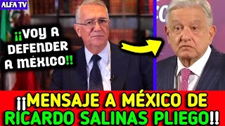 ¡¡MENSAJE DE RICARDO SALINAS PLIEGO A MÉXICO DE ÚLTIMA HORA [upl. by Ivatts]