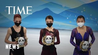 Olympic Women’s Figure Skating Event Final Press Conference [upl. by Neahs]