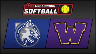 2024 CIML Softball Waukee Northwest vs Waukee [upl. by Cirnek]