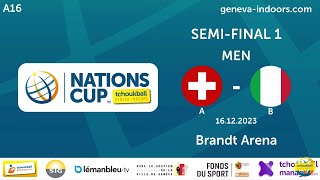 Switzerland A  Italy B – Semifinal men  Nations Cup Tchoukball 2023  DE [upl. by Rise]