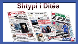 2 shkurt 2024 quotShtypi i ditesquot në News24  quotKoha për tu zgjuarquot ne studio Edvin Peçi [upl. by Eioj]