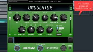 Eventide Undulator Audio Examples and Presets [upl. by Roque]