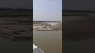 Ganges view from Agra lucknow expressway bridge near Kanpur ganga bridge 2024 bts ganges river [upl. by Nej527]