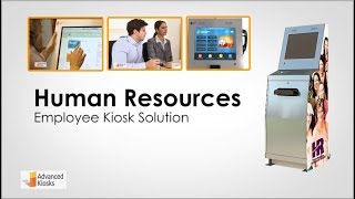 Human Resource Employee Kiosks by Advanced Kiosks  Our Turnkey Solution [upl. by Nnylimaj]