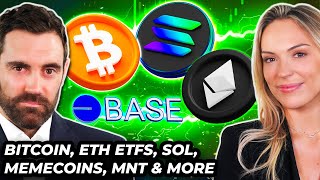 Crypto News Bitcoin Memecoins ETH Base SOL MNT amp MORE [upl. by Lledniuq]