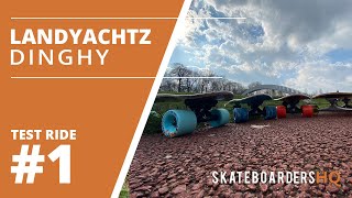 Landyachtz Dinghy Test Ride  This Commuter Skateboard Rocks [upl. by Maite]