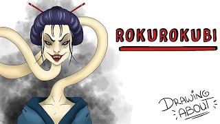 ROKUROKUBI 💀 El demonio japonés de cuello infinito  Draw My Life [upl. by Quincey]