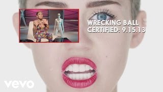 VEVOCertified Pt 4 Wrecking Ball Miley Commentary [upl. by Morty416]