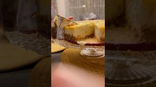 Baked cheesecake for the first time [upl. by Ellerret]