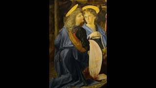 Lopera del lunedì il Battesimo di Cristo di Andrea del Verrocchio [upl. by Ylenaj]