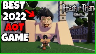 2022 This NEW Roblox Attack On Titan Game Is FUN  Roblox UAOT [upl. by Atinuhs682]