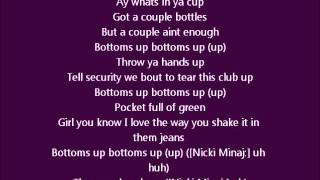 Bottoms up lyrics [upl. by Amin]