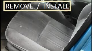 How to Remove Install Drivers Seat [upl. by Wallis282]