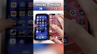 iPhone 16 vs iPhone 12 INSANE Speed Test ⚡ Who’s the Real King ShortsViralVideo [upl. by Namharludba]